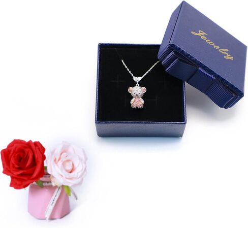 Cute Animal Necklace for Women Bear/Dog Pendant Jewelry in Kuwait