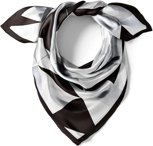 100% Mulberry Silk Scarf for Women with Gift Packed Small Square 55cm in Saudi Arabia