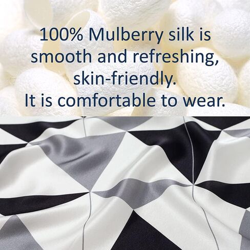 100% Mulberry Silk Scarf for Women with Gift Packed Small Square 55cm in Saudi Arabia