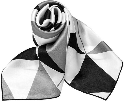 100% Mulberry Silk Scarf for Women with Gift Packed Small Square 55cm in Saudi Arabia