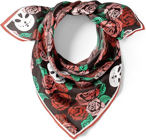 100% Mulberry Silk Scarf for Women with Gift Packed Small Square 55cm in Saudi Arabia