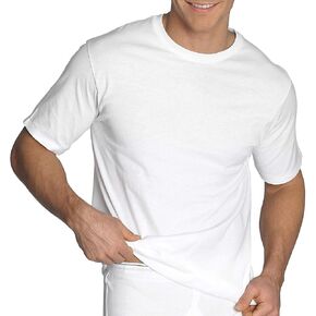 Men's Classic Bonus Pack Crew Neck T-Shirt (3-Pack + 1 Free) White