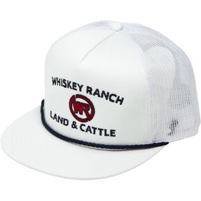 WHISKEY BENT HAT CO. Whiskey Ranch Land & Cattle, Mesh Snapback Trucker Hats in Kuwait
