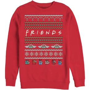 FRIENDS Logo Sweater Mens Pullover Crew Fleece