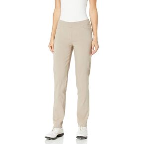 SLIM-SATION Womens Golf Apparel - Women's Regular Pull-On Straight-Leg Pant with Pockets