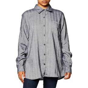 Dickies Women's Long Sleeve Plaid Flannel Shirt