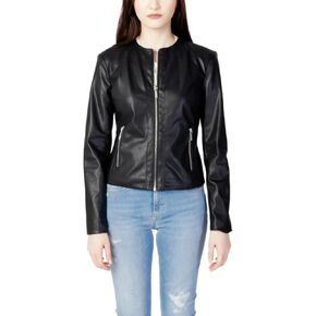 Armani Exchange Women's Eco Leather Zip-up Jacket