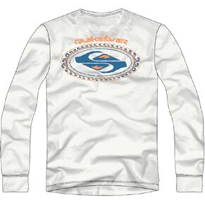 Quiksilver Men's Long Sleeve Logo T-Shirt Tee