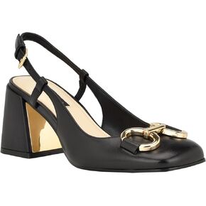 Nine West Womens Cast Block Heel Slingback Pumps