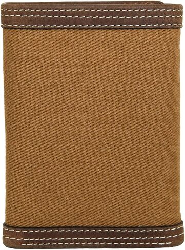 WOLVERINE Men's RFID Blocking Rugged Trifold Wallet (Avail in Cotton Canvas Or Leather) in Saudi Arabia