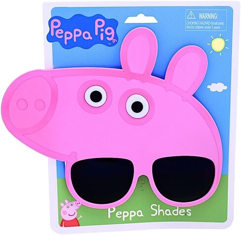 Sun-Staches Official Peppa Pig Sunglasses | Costume Accessory | One Size Fits Most in Saudi Arabia