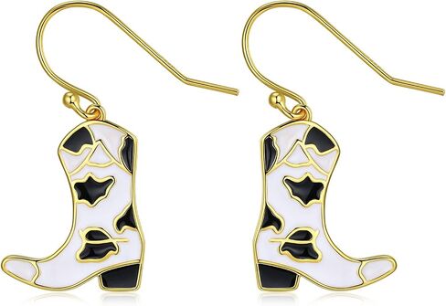 Sterling Silver Post Daisy Flower/Cowgirl Cowboy Dangle Drop Earrings for Women, Sterling Silver Hummingbird/Bee Stud Earrings Jewelry for Women Girls in Saudi Arabia