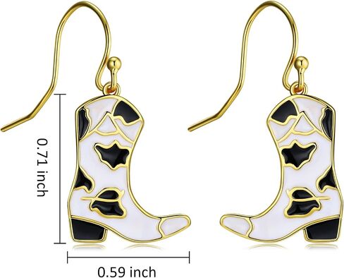 Sterling Silver Post Daisy Flower/Cowgirl Cowboy Dangle Drop Earrings for Women, Sterling Silver Hummingbird/Bee Stud Earrings Jewelry for Women Girls in Saudi Arabia
