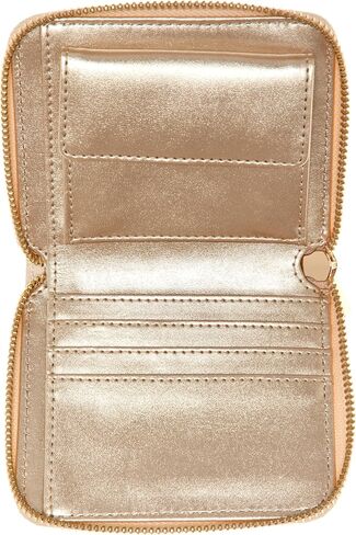 GUESS Women's Eco Gemma Small Zip Around Wallet, Bifold in Saudi Arabia