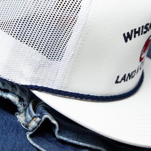 WHISKEY BENT HAT CO. Whiskey Ranch Land & Cattle, Mesh Snapback Trucker Hats in Kuwait