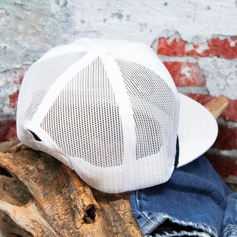 WHISKEY BENT HAT CO. Whiskey Ranch Land & Cattle, Mesh Snapback Trucker Hats in Kuwait