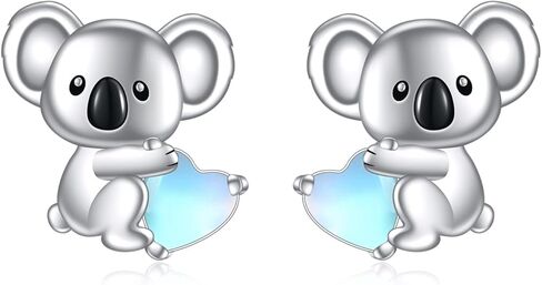 Cute Animal Earrings Sterling Silver Fashion Animals Stud Earrings Jewelry for Women Birthday Gifts or Daily Surprise in Saudi Arabia