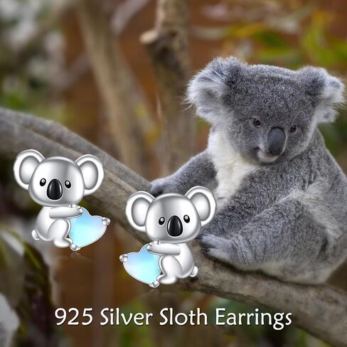 Cute Animal Earrings Sterling Silver Fashion Animals Stud Earrings Jewelry for Women Birthday Gifts or Daily Surprise in Saudi Arabia