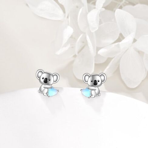 Cute Animal Earrings Sterling Silver Fashion Animals Stud Earrings Jewelry for Women Birthday Gifts or Daily Surprise in Saudi Arabia