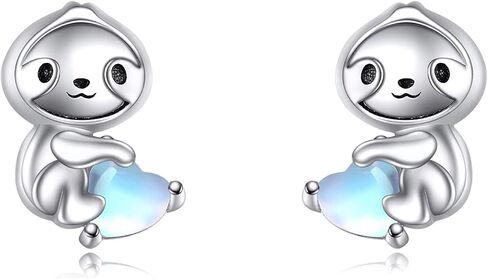 Cute Animal Earrings Sterling Silver Fashion Animals Stud Earrings Jewelry for Women Birthday Gifts or Daily Surprise in Saudi Arabia
