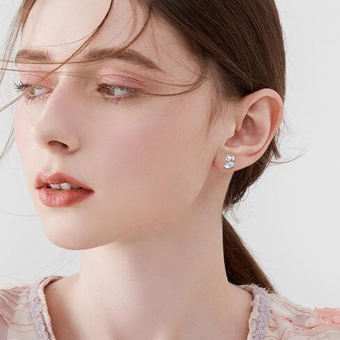 Cute Animal Earrings Sterling Silver Fashion Animals Stud Earrings Jewelry for Women Birthday Gifts or Daily Surprise in Saudi Arabia