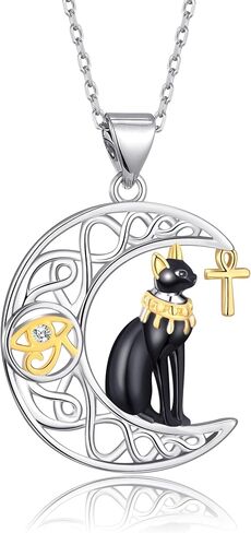Penguin/Elephant/Frog Mushroom/Cat/Fox/Highland Cow/Axolotl/Dinosaur Necklace Jewelry for Women Birthday Christmas Gifts in Saudi Arabia