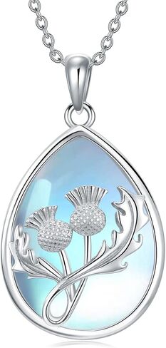 PELOVNY Mother's Day Gifts Leaf Clover Filigree Necklace S925 Sterling Silver Flower Jewelry Gift Christmas Gift for Women in Saudi Arabia