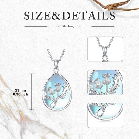PELOVNY Mother's Day Gifts Leaf Clover Filigree Necklace S925 Sterling Silver Flower Jewelry Gift Christmas Gift for Women in Saudi Arabia