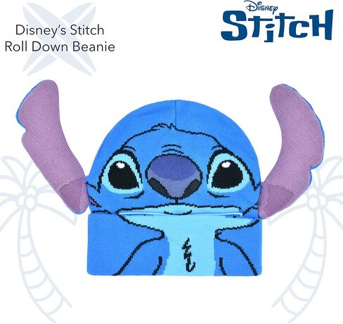 Concept One Disney Lilo and Stitch Winter Beanie Hat Knitted Stocking Cap in Saudi Arabia