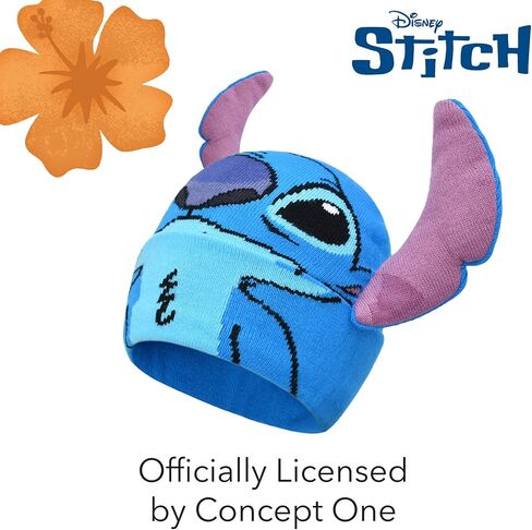 Concept One Disney Lilo and Stitch Winter Beanie Hat Knitted Stocking Cap in Saudi Arabia