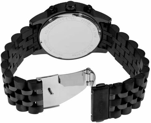 Michael Kors Hutton Men's Watch, Stainless Steel Chronograph Watch for Men with Steel or Leather Band in Saudi Arabia