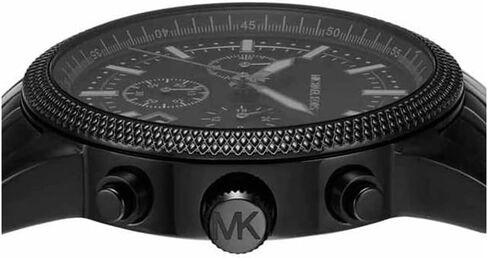 Michael Kors Hutton Men's Watch, Stainless Steel Chronograph Watch for Men with Steel or Leather Band in Saudi Arabia