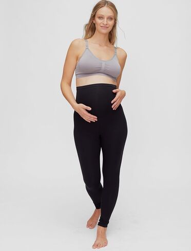 Motherhood Maternity Women's High Waist Over The Belly Pregnancy Workout Active Pocket Legging 2-Pack in Saudi Arabia