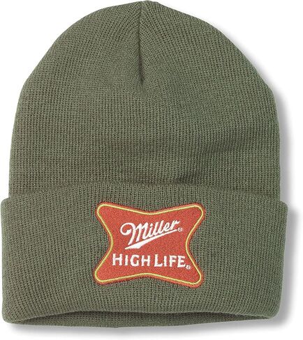 AMERICAN NEEDLE Unisex Miller High Life Beer Brand Cuffed Knit Beanie Hat in Saudi Arabia