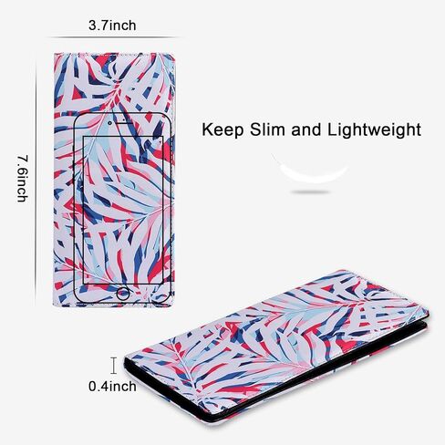 محفظة نسائية من الجلد رفيعة للغاية من HUA ANGEL، محفظة بمقبض ثنائي الطي وحامل لبطاقات الائتمان طويلة للسيدات رفيعة in Kuwait