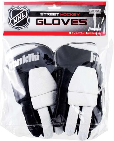 Franklin Sports NHL Kids Youth Street Hockey Gloves - HG150 Junior Hockey Gloves for Street + Roller Hockey - Padded Kids Hockey Glove Pair - Youth Street Hockey Equipment + Gear in Kuwait
