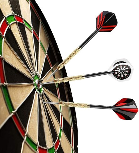 Accmor Steel Tip Darts, Professional Metal Darts, Darts Metal Tip Set, Metal Darts for Dartboard,18 pcs in Saudi Arabia