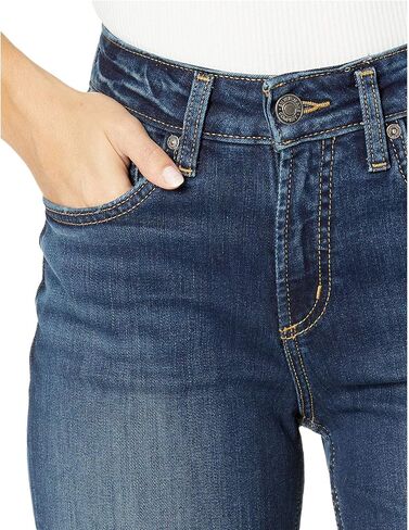 شركة Silver Jeans Co. بنطال جينز Avery عالي الارتفاع للنساء ذو ​​قصة متعرجة وساق مستقيمة - Legacy in Kuwait