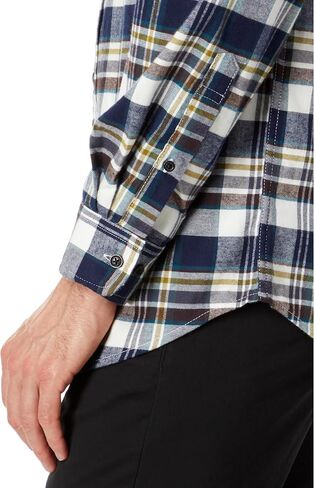 U.S. Polo Assn. Long Sleeve Yarn-Dye Stretch Peached Twill Woven Shirt in Saudi Arabia