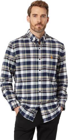 U.S. Polo Assn. Long Sleeve Yarn-Dye Stretch Peached Twill Woven Shirt in Saudi Arabia