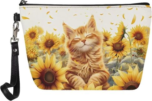 Customized Pattern Women Wristlet Cosmetic Bag Travel Makeup Case Organizer Toiletry Kit Bag in Kuwait