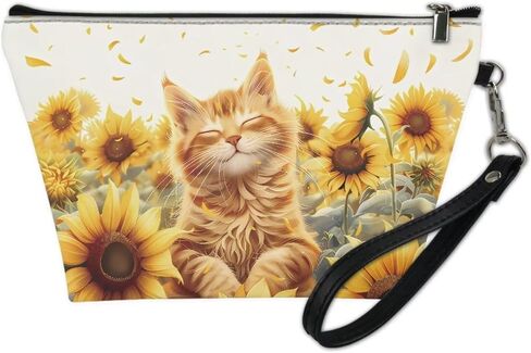 Customized Pattern Women Wristlet Cosmetic Bag Travel Makeup Case Organizer Toiletry Kit Bag in Kuwait