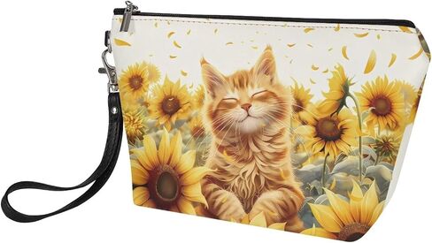 Customized Pattern Women Wristlet Cosmetic Bag Travel Makeup Case Organizer Toiletry Kit Bag in Kuwait