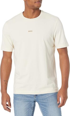 BOSS Men's Center Logo Regular Fit T-Shirt in Saudi Arabia