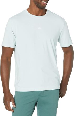 BOSS Men's Center Logo Regular Fit T-Shirt in Saudi Arabia