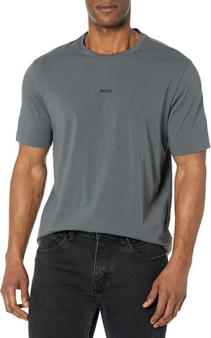 BOSS Men's Center Logo Regular Fit T-Shirt in Saudi Arabia