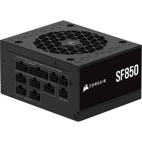 Corsair SF850L Fully Modular Low-Noise SFX Power Supply - ATX 3.0 & PCIe 5.0 Compliant - Quiet 120mm PWM Fan - 80 Plus Gold Efficiency - Zero RPM Mode - 105°C-Rated Capacitors - Black in Kuwait