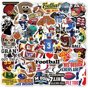 Baseball Sport Stickers, 50pcs Baseball Waterproof Vinyl Decal for Teen Adult Kids Laptop, Skateboard, Water Bottle, Guitar, Phone, Luggage (Baseball)