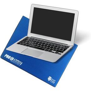 Laptop Radiation Shield - Radiation Blocker, Lap Desk Tray - emf Shield & Heat Protection Bed Desk Laptop Tray, Laptop Stand Bed with Heat Emission Reduction by Up to 99% - Laptop Desk - 17" Gray