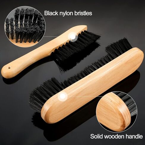 5 Set Billiards Pool Table Rail Brush Cleaning Tools Pool Table Brush Set with 8 Pool Cue Chalk Cubes Cloth 8 Slip on Pool Cue Tip for Wooden Kit of Billiard Accessories in Saudi Arabia